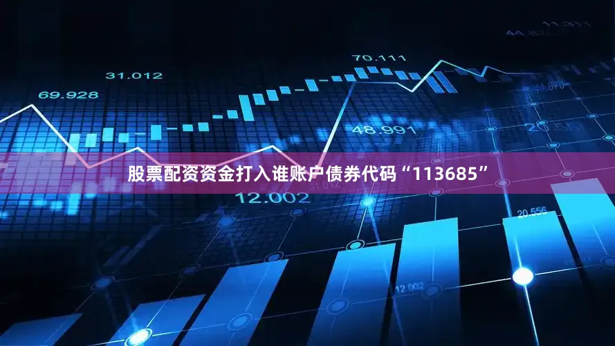 股票配资资金打入谁账户债券代码“113685”
